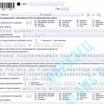 Filling out the form according to KND 1150063 - sample